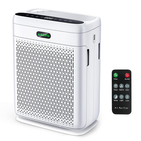 AMEIFU air purifier with remote control for large room, convenient operation