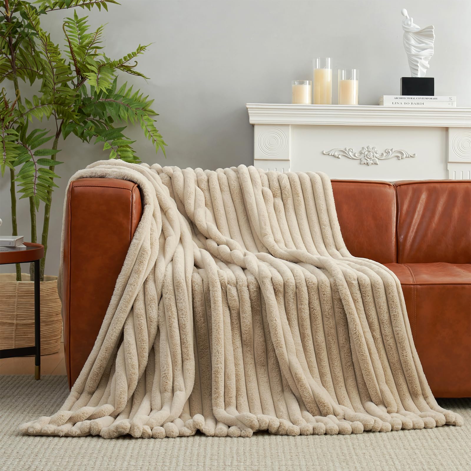 Amélie Home cozy decor accent that drapes nicely on furniture.