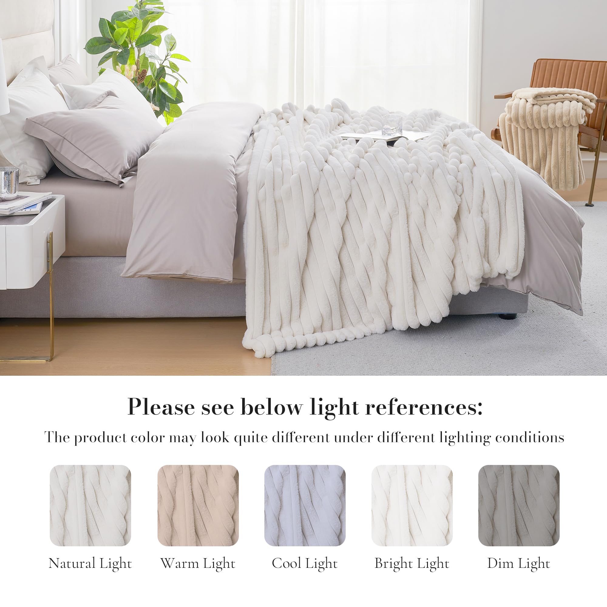 Amélie Home throw is machine washable for easy care.
