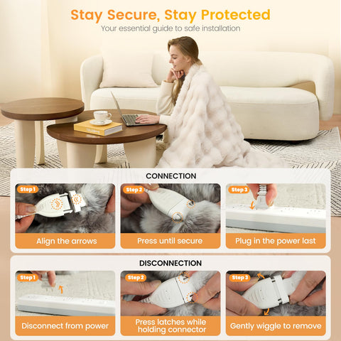 ETL and FCC certified Amélie Home blanket for reliable safety