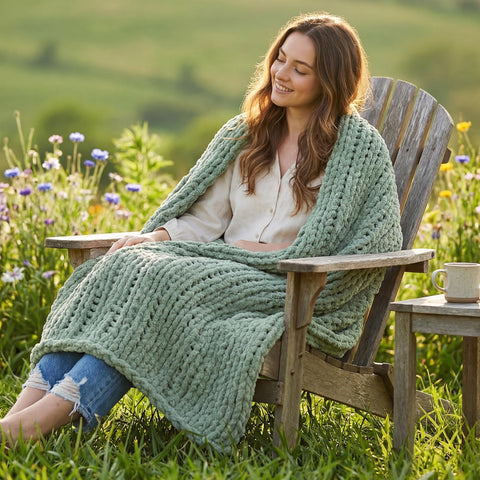 Amélie Home OEKO-TEX certified blanket ensures safe family use.