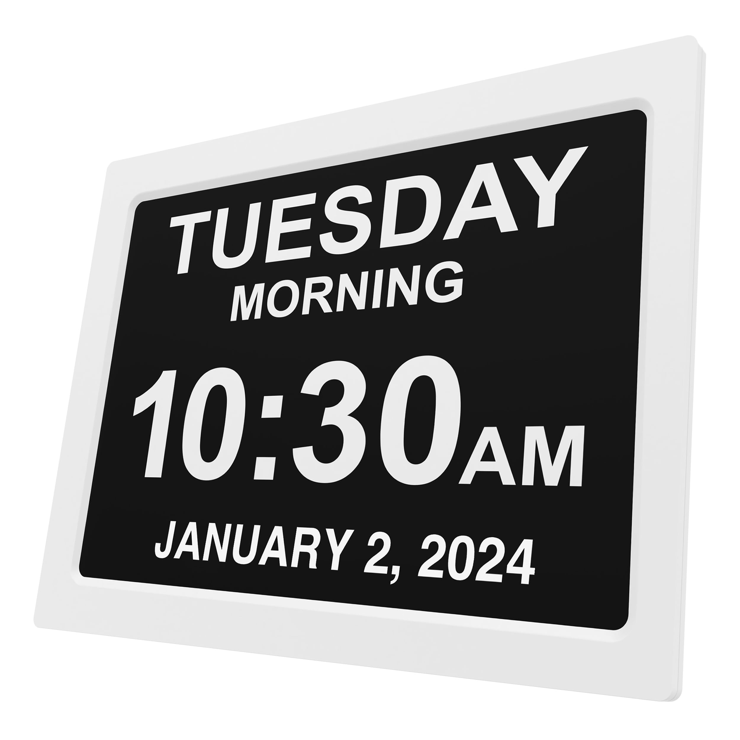 American Lifetime dementia clock with 12-inch display for easy time reading