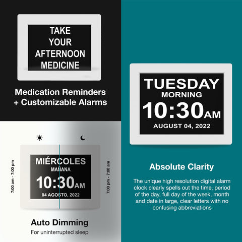 American Lifetime dementia clock supports multiple languages for diverse households