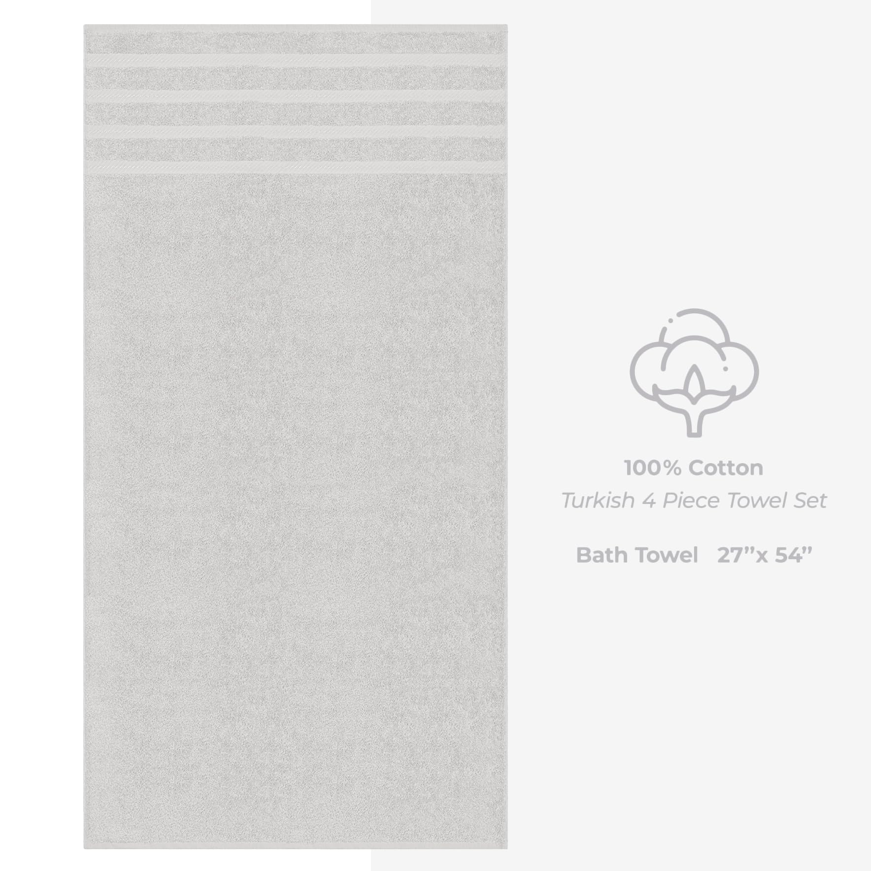 American Soft Linen 27x54 inch towels folded neatly for full-body drying.