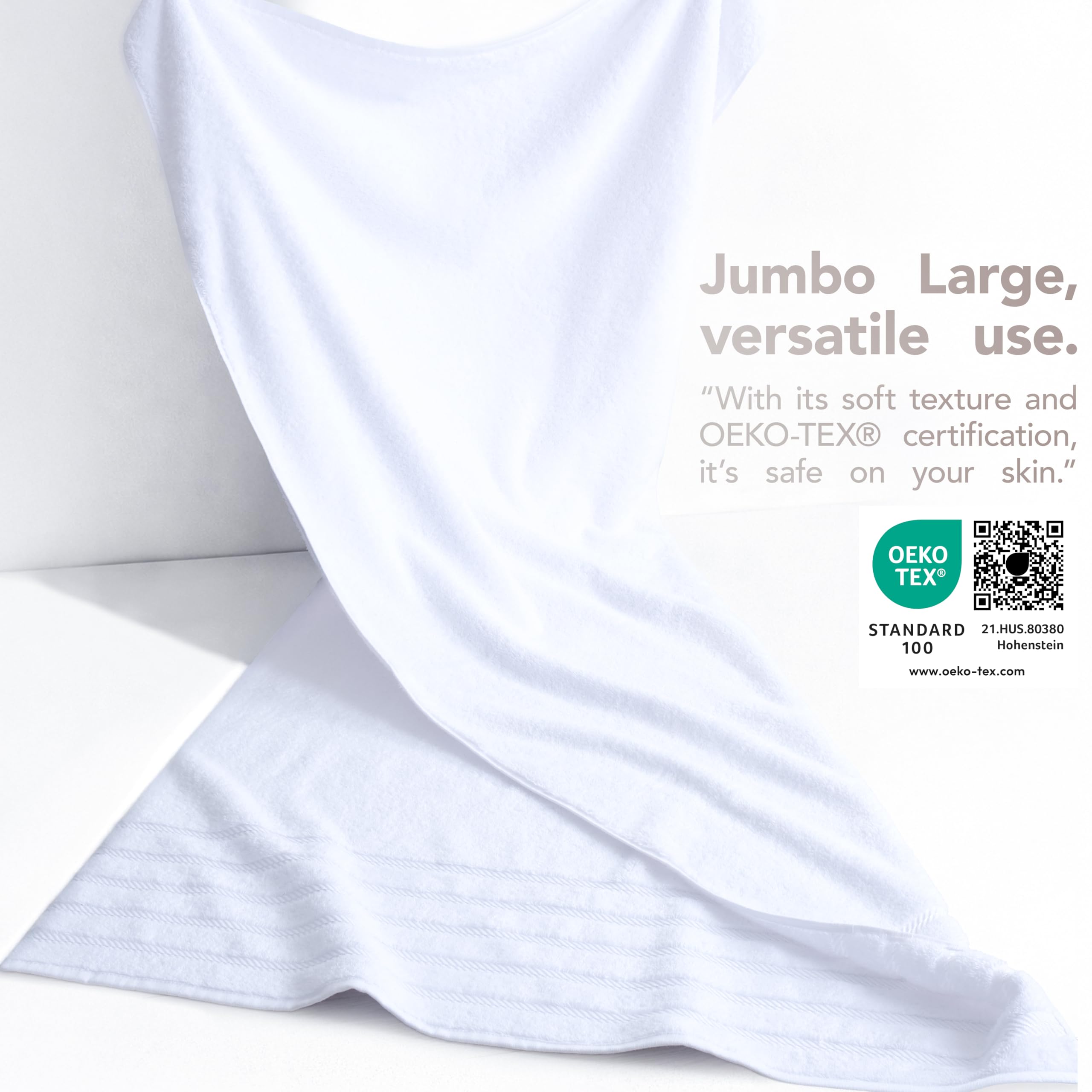 American Soft Linen 600 GSM plush weave close-up showing absorbency.