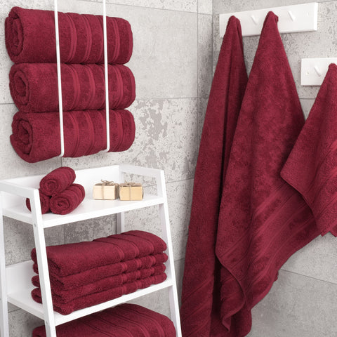 American Soft Linen 600gsm Turkish cotton towels display in closeup