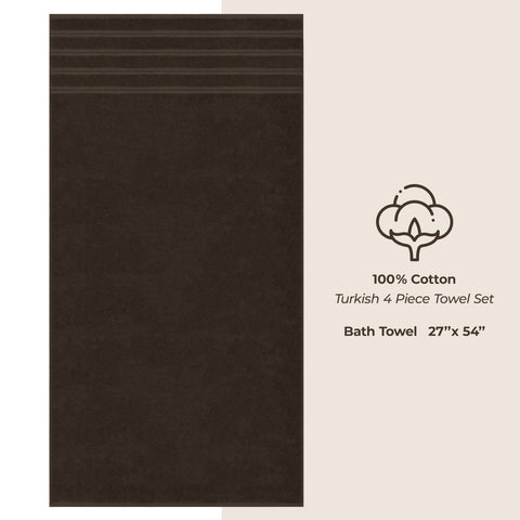 American Soft Linen brown bath towels in packaging