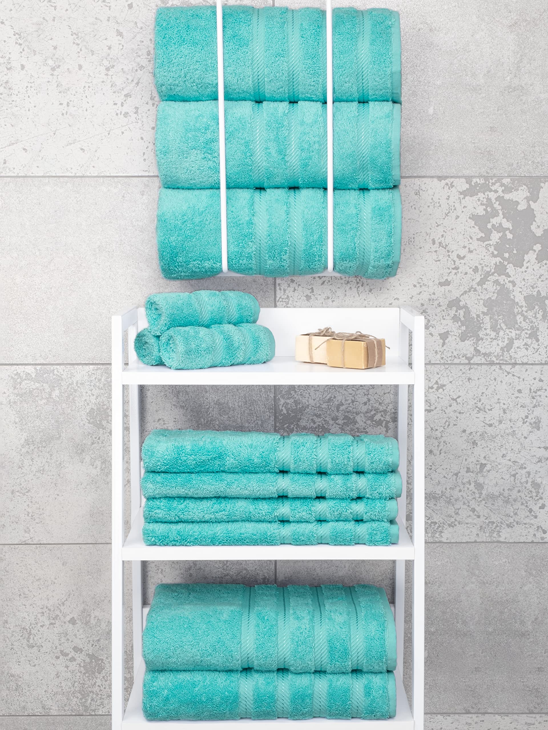 Dense weave detail suggests strong absorbency.