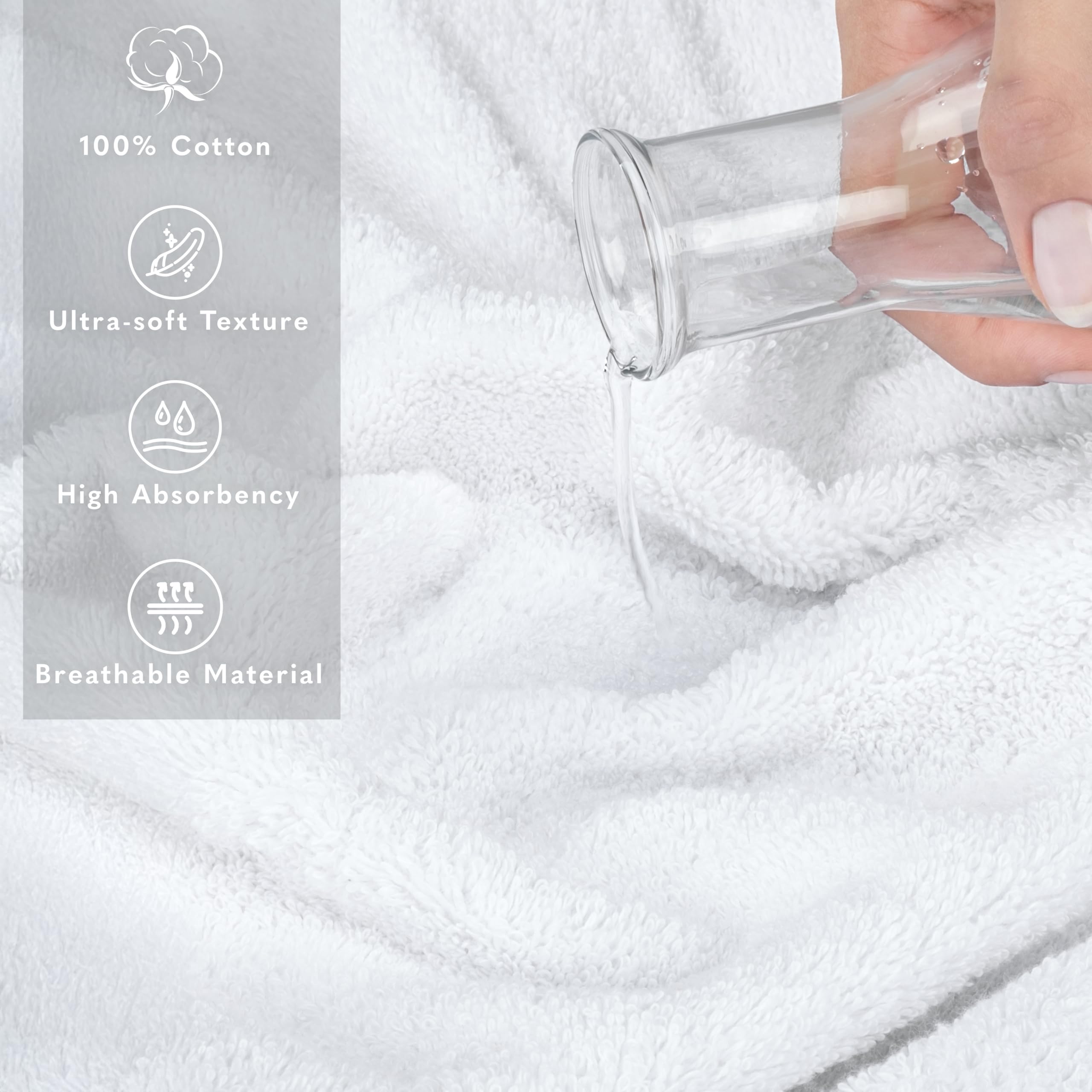 American Soft Linen double-stitched edges emphasized for durability.