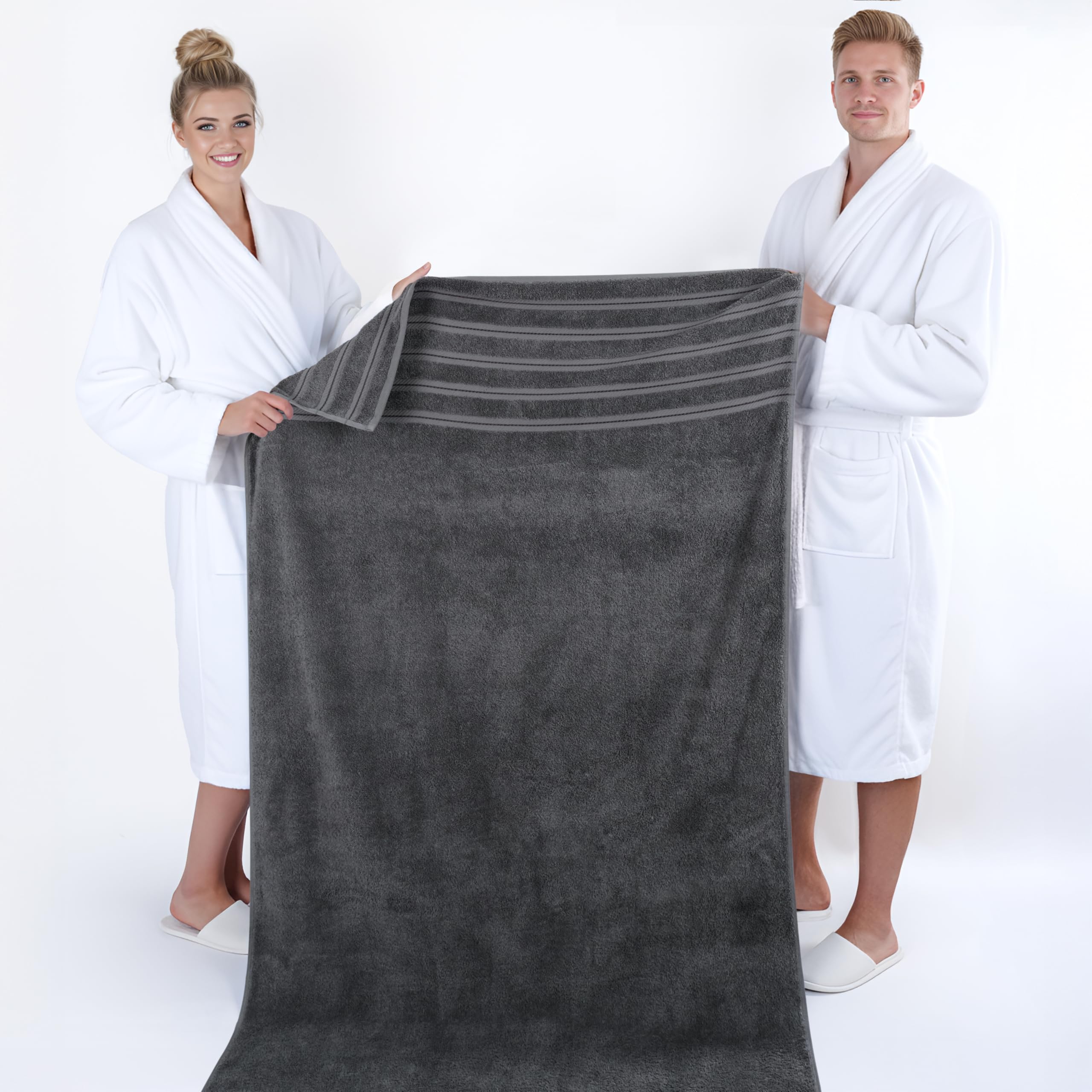 American Soft Linen double-stitched long sides detail emphasizes durability.