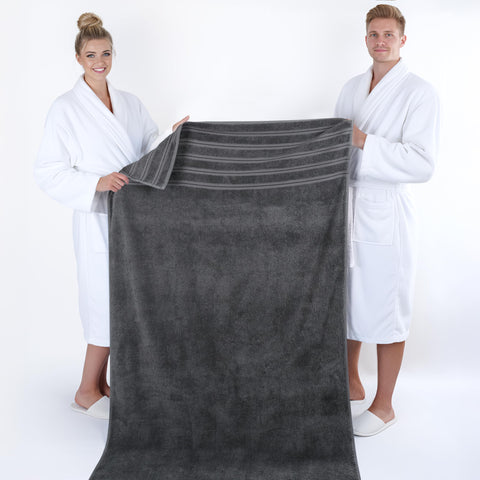 American Soft Linen double-stitched long sides detail emphasizes durability.