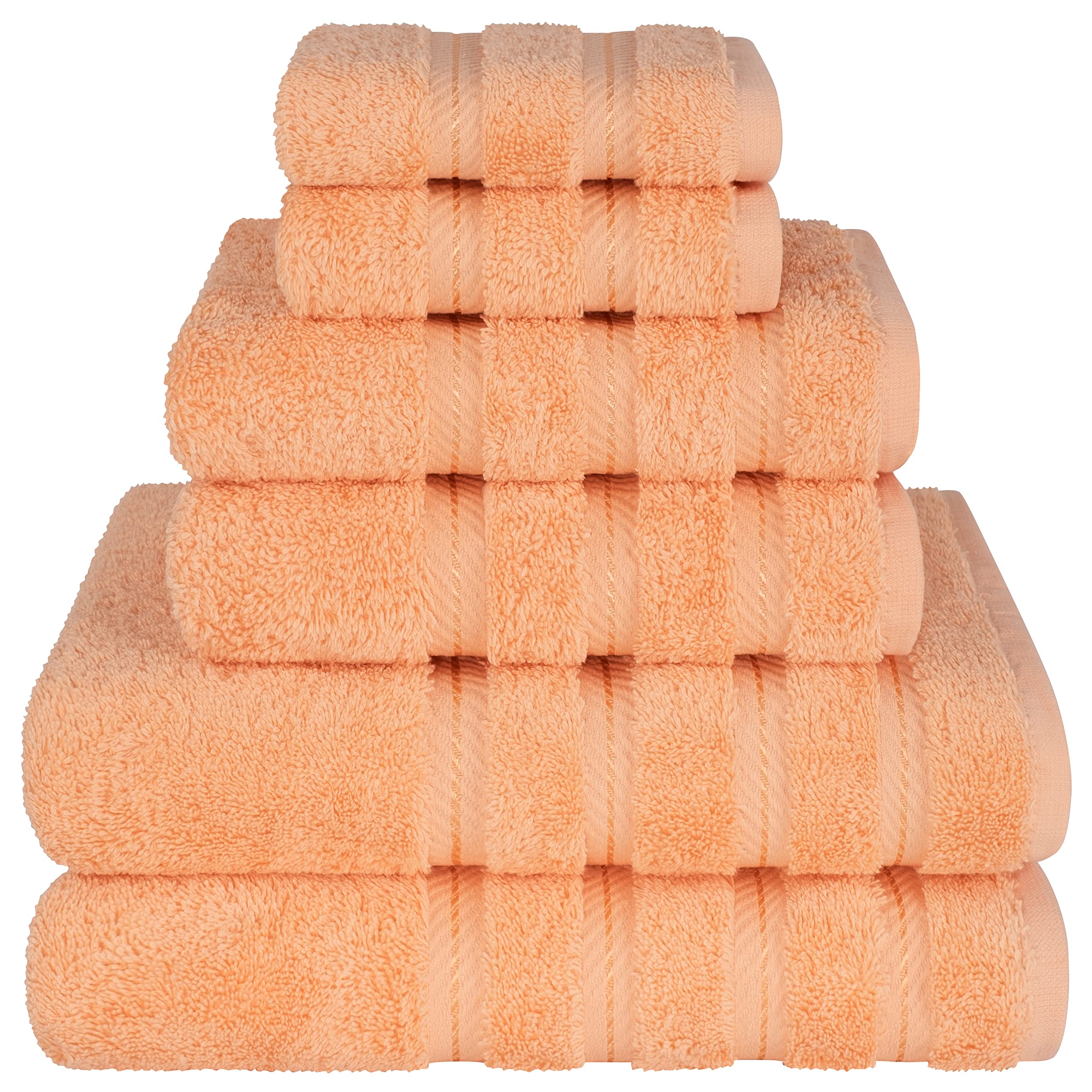American Soft Linen luxury towel set bath towel 27x54 inches, spa-like drying