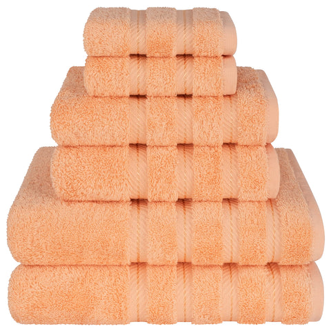 American Soft Linen luxury towel set bath towel 27x54 inches, spa-like drying