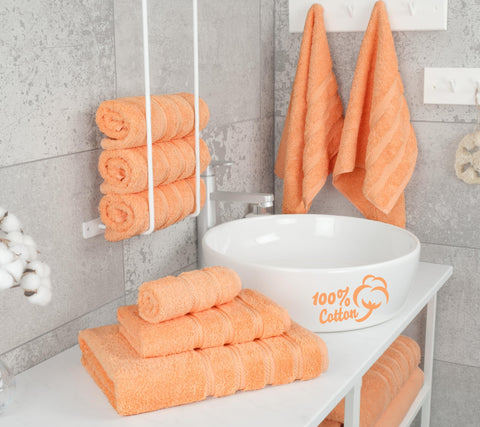 American Soft Linen luxury towel set hand towel 16x28 inches for daily use