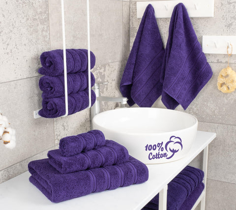 American Soft Linen hand towel 16x28 inches, highly absorbent.