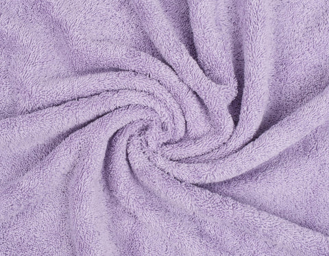 American Soft Linen lilac color finish towels for a calming bathroom accent
