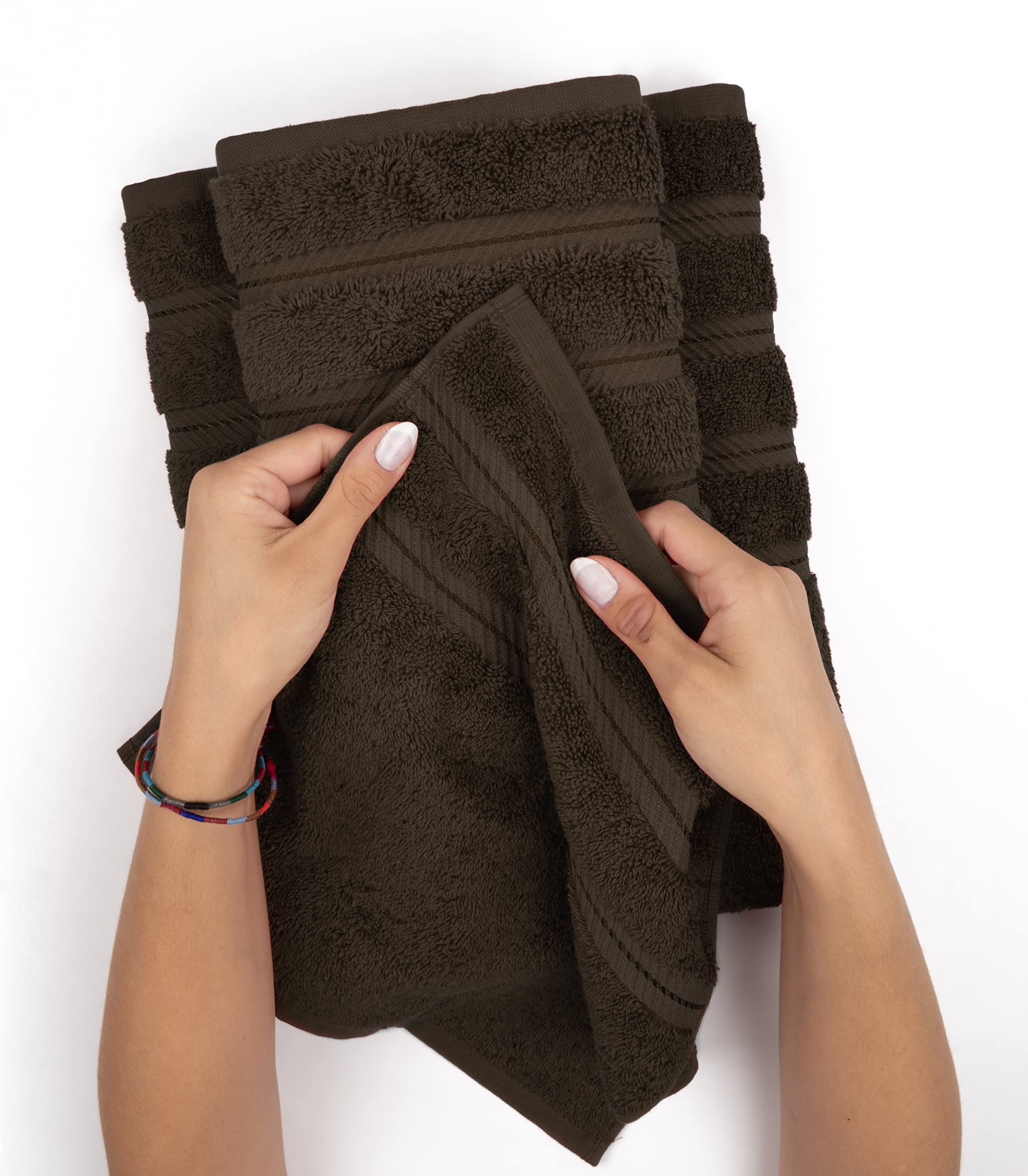 American Soft Linen Luxury 6-Piece Towel Set OEKO-TEX certified for safe materials