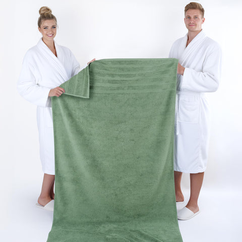 American Soft Linen OEKO-TEX certified towel indicating safe materials for home use.