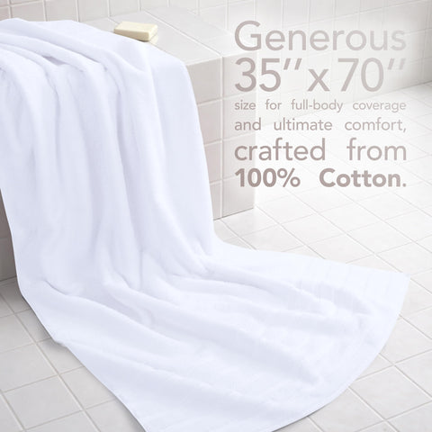 American Soft Linen oversized towel spread on chair for poolside lounging.