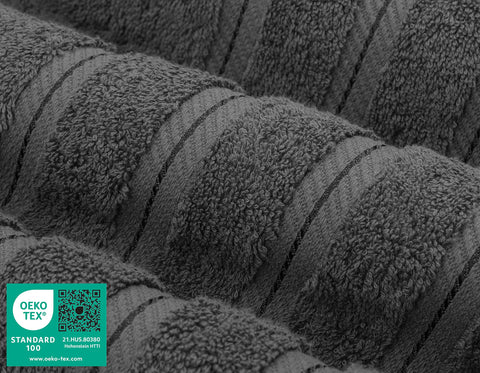 American Soft Linen washcloth highlighting soft, gentle texture for face and body.
