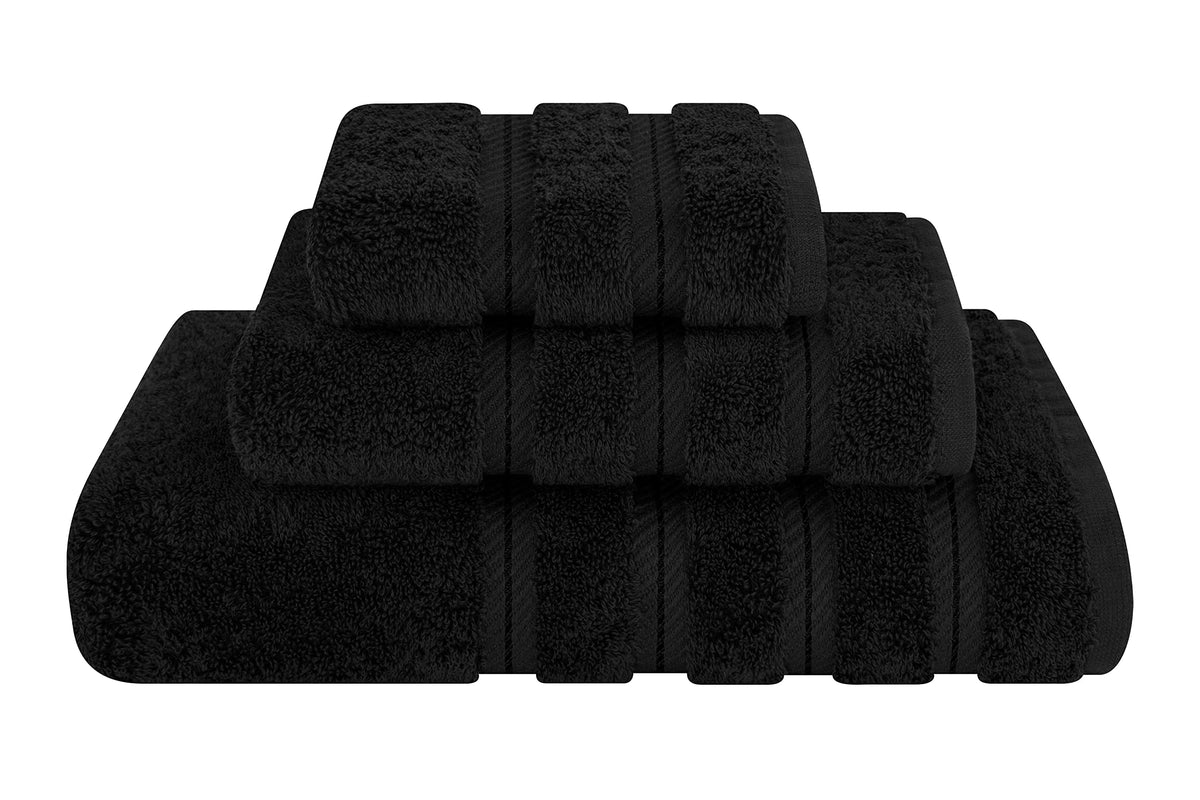 American Soft Linen bath towel 27x54 shows plush 600 GSM absorbency for fast drying