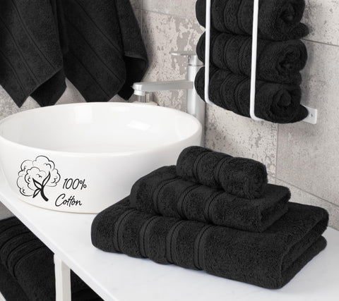 American Soft Linen hand towel 16x28 highlights soft hotel-like comfort after showers