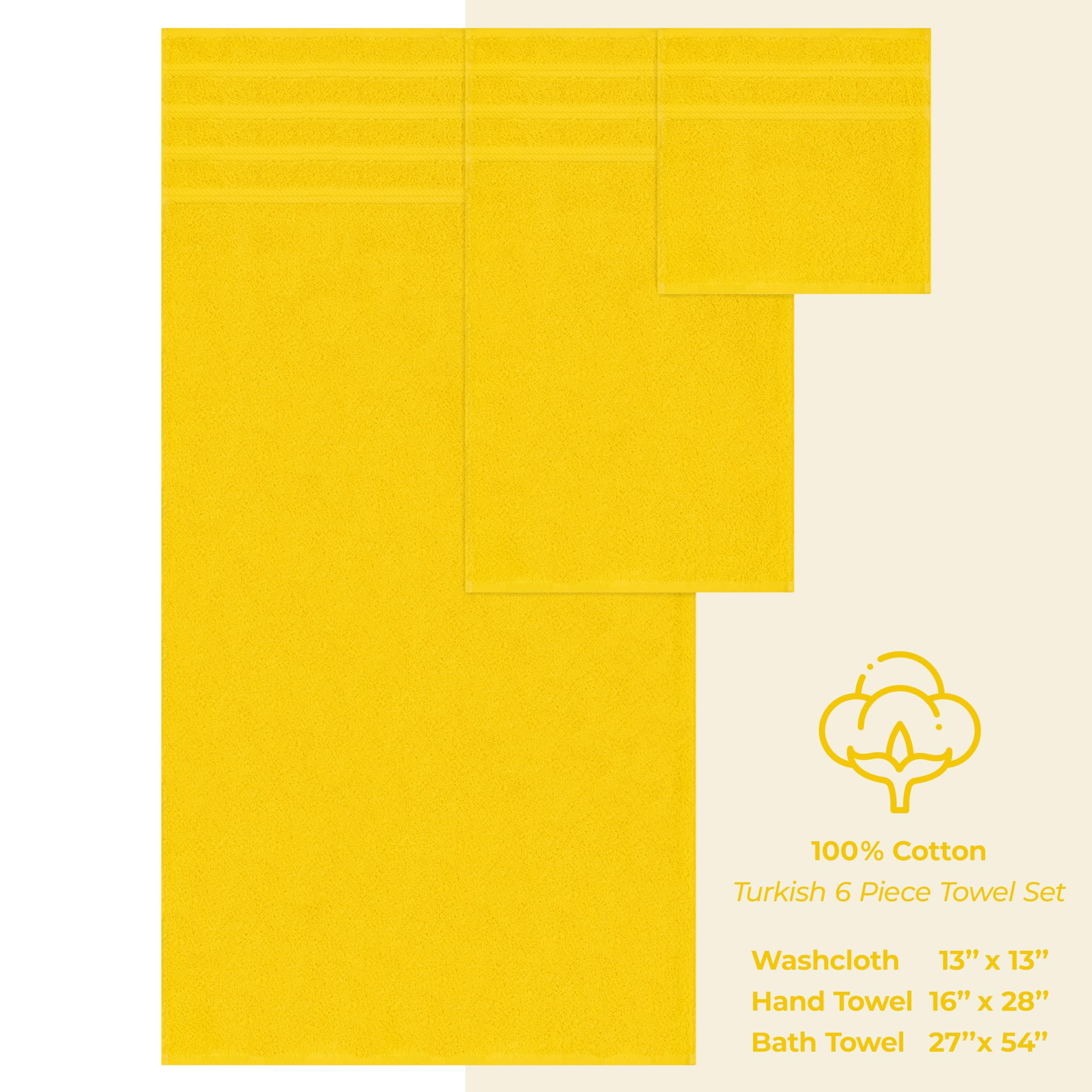 American Soft Linen six-piece towel set displayed for luxury bathroom styling.