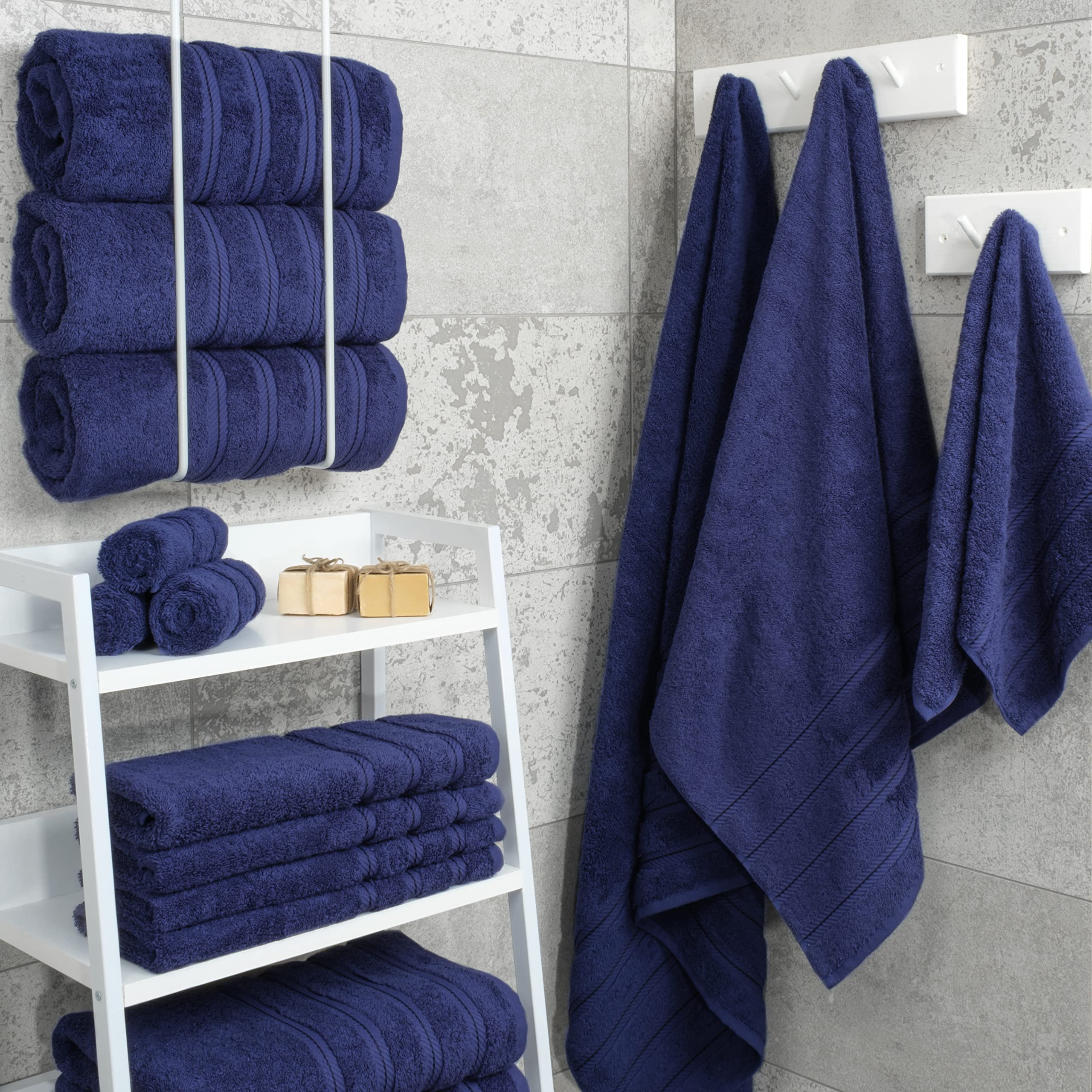 Turkish cotton towels by American Soft Linen at 600 GSM offering plush feel