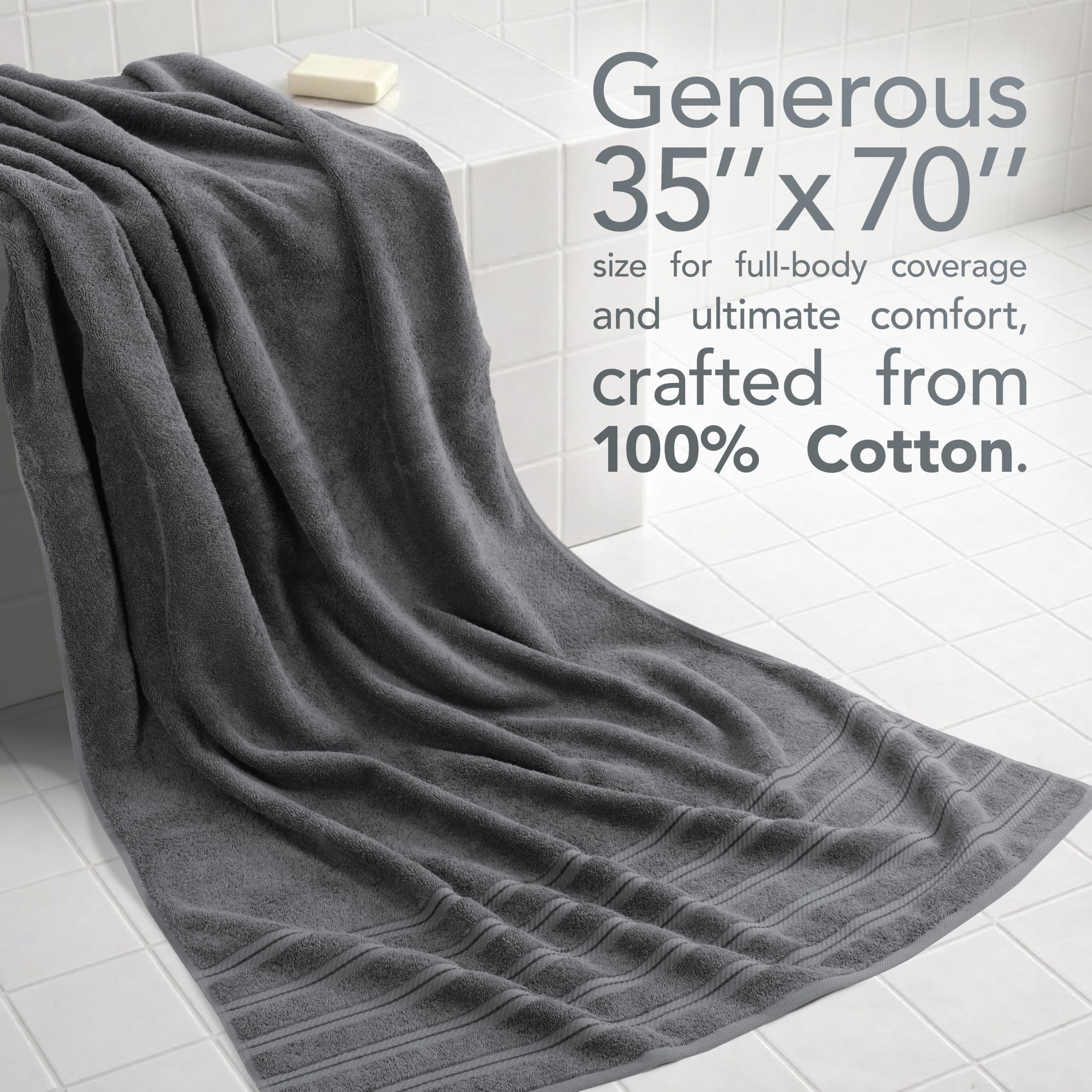 American Soft Linen Turkish cotton weave closeup highlighting plush absorbency.