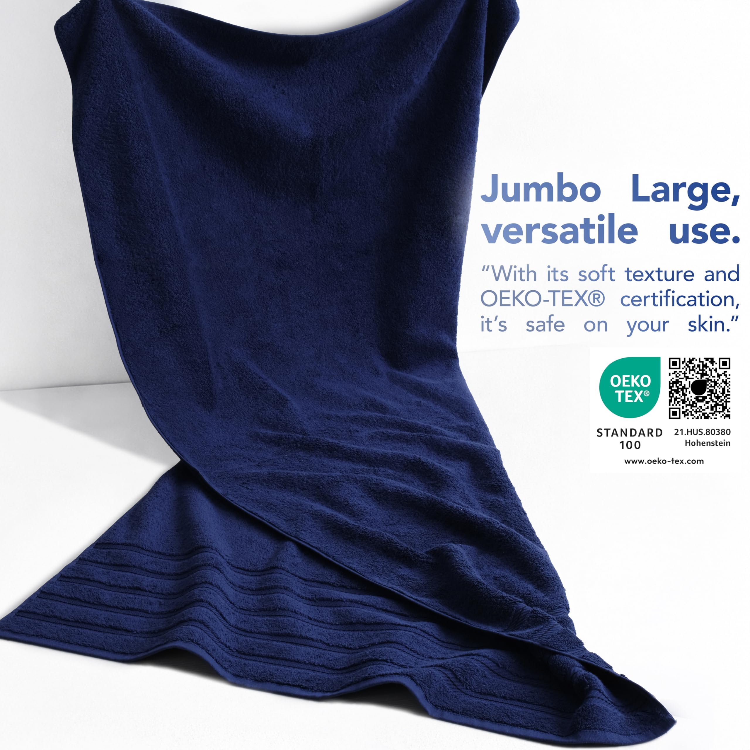 American Soft Linen Turkish cotton weave detail highlighting softness and absorbency.