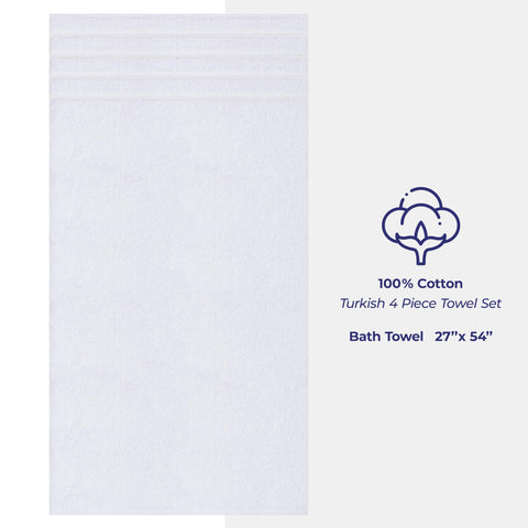 American Soft Linen white bath towels close-up texture and plush feel