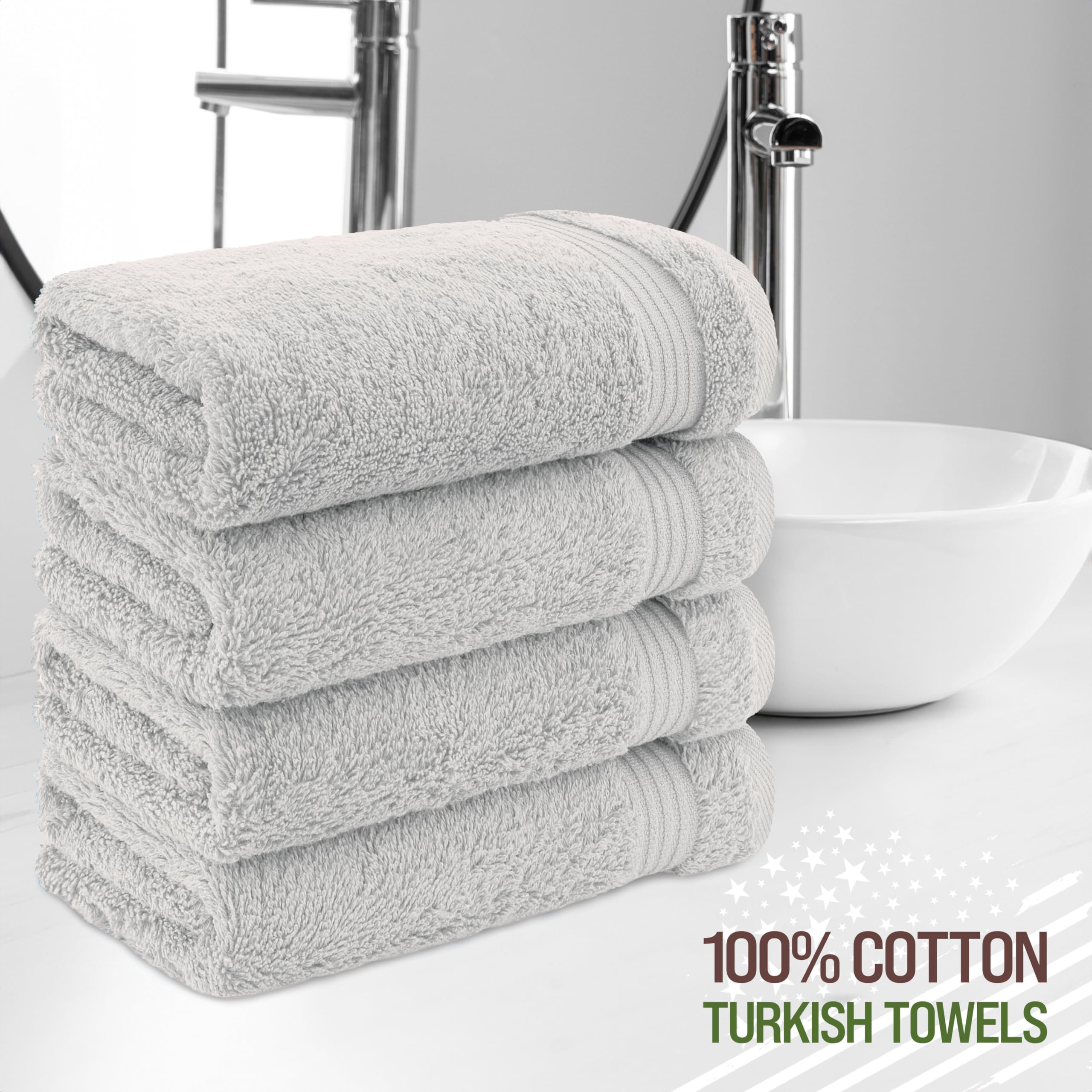 American Veteran Towel 100% cotton Turkish close-up for quick drying