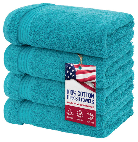 American Veteran Towel 4-piece hand towel set 16x28 for daily use