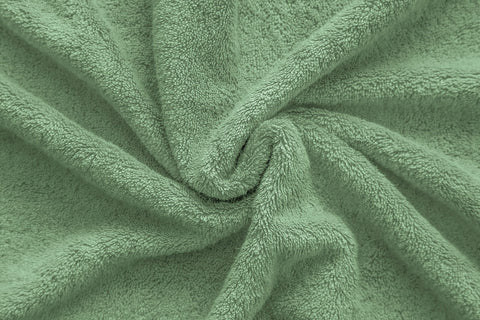 American Veteran Towel sage-green hand towels add calm to any bathroom.