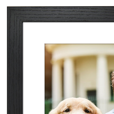 1.1 inch wide border adds a refined gallery-style edge.