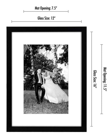 Americanflat frame with mat enabling an 8x12 display from a 12x16 photo.