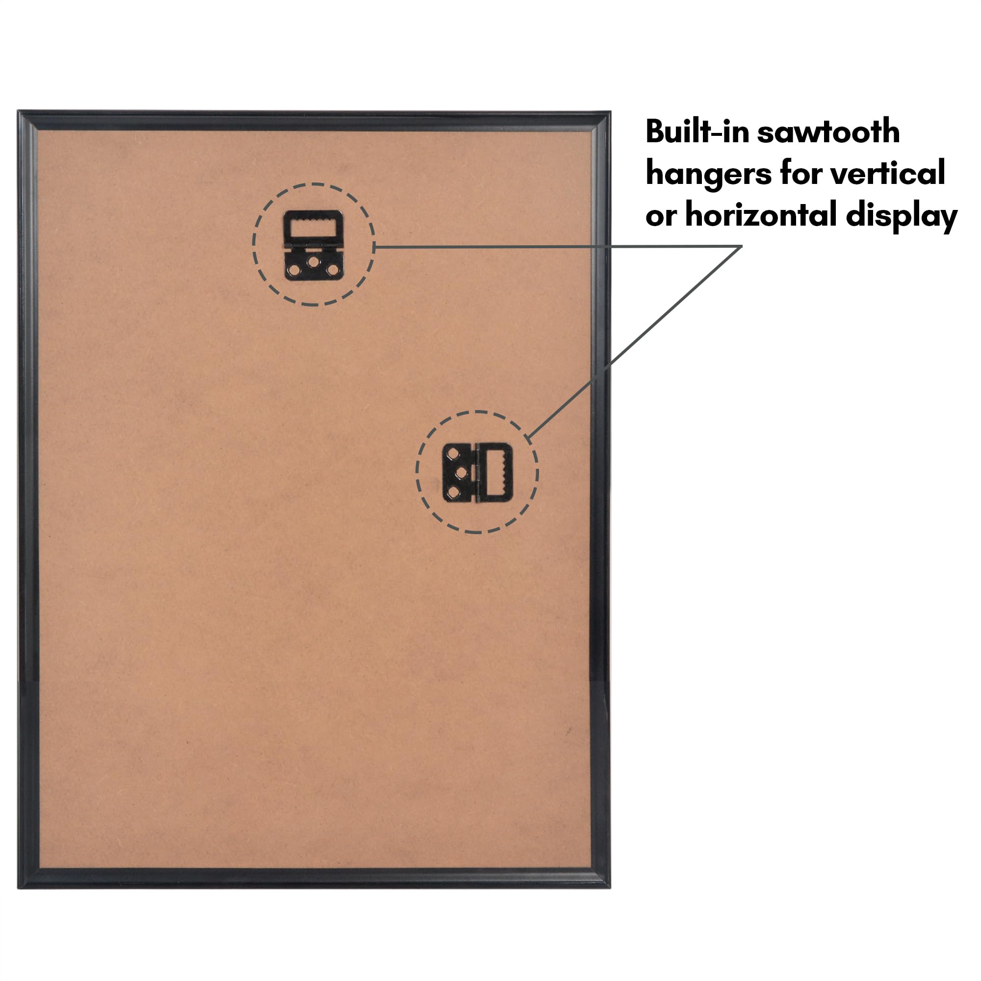 Americanflat 12x16 photo display showcases standard prints with ease.