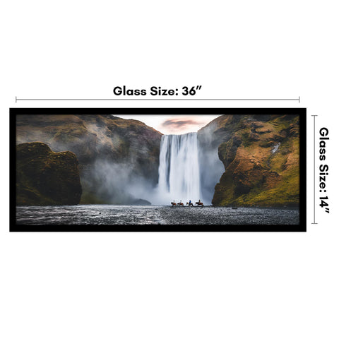 Americanflat black matte finish frame enhancing wall decor with timeless contrast