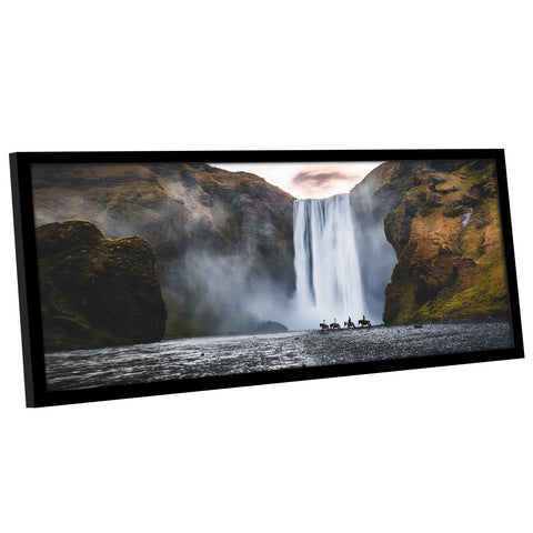 Americanflat wall display example illustrating gallery-style styling in a living room