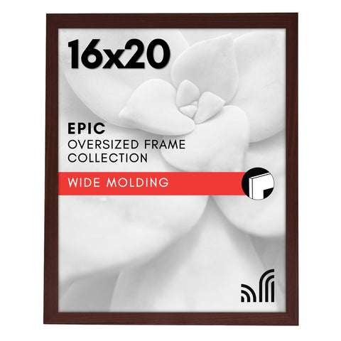 Americanflat 16x20 frame with polished plexiglass for crystal-clear photo viewing