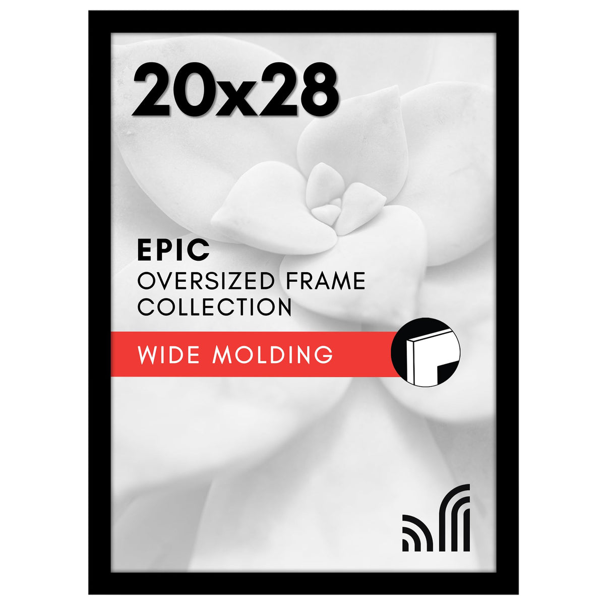Americanflat 20x28 frame with wide molding for bold photos.