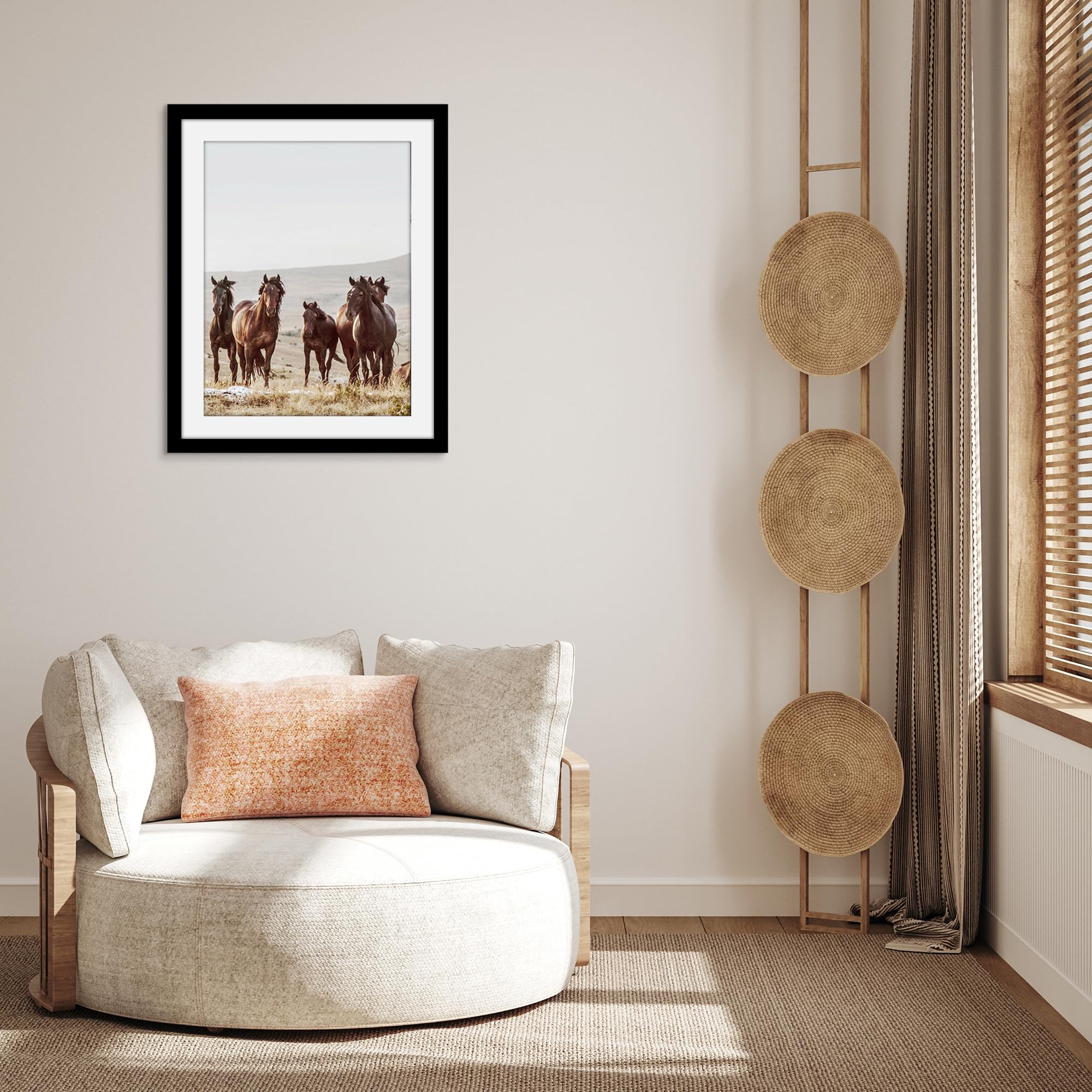 Included mat creates 18x24 display with precise opening