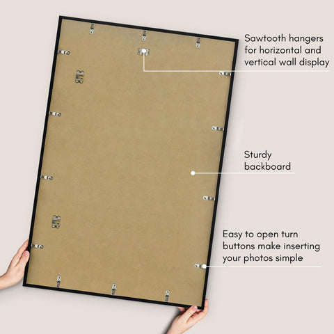 Americanflat 24x36 frame back with secure hardware