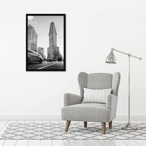 Americanflat 24x36 frame vertical hanging on a wall