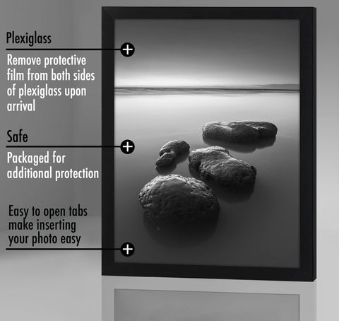 Americanflat sturdy backboard keeps memories securely in place during display.