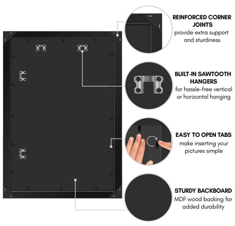 Americanflat backboard keeps contents secure for lasting displays