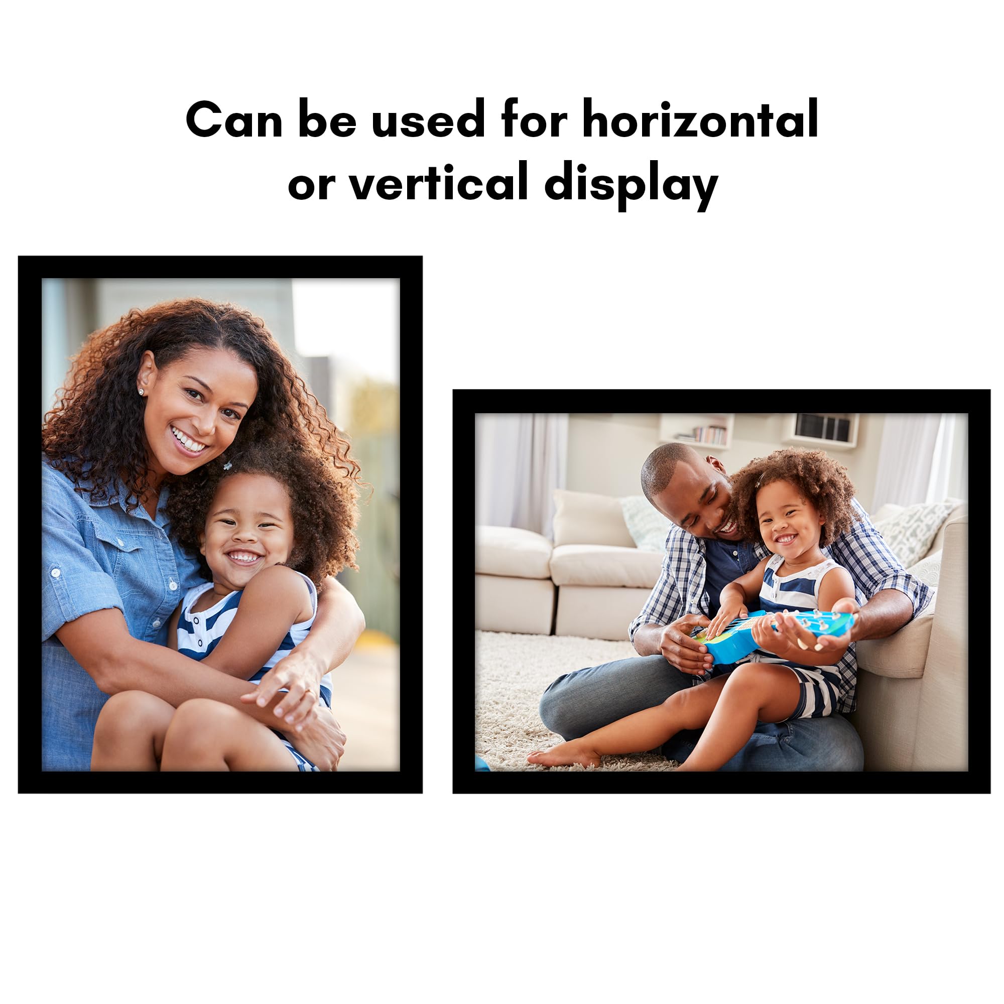 Americanflat sturdy backboard keeps photos securely in place.