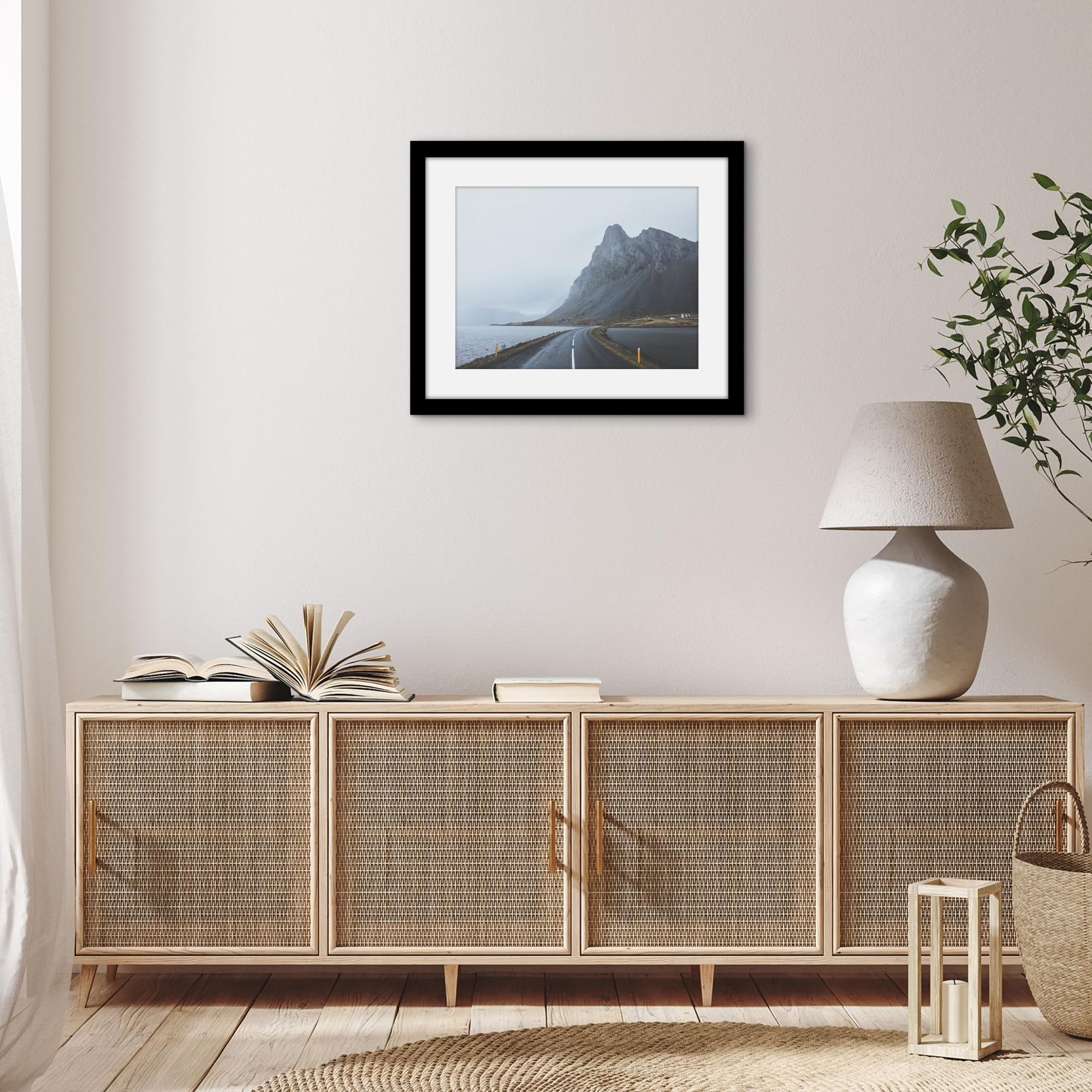 Americanflat sturdy backboard keeps frames secure on walls