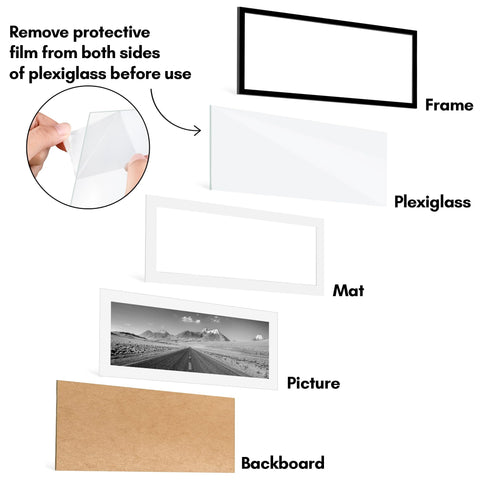 Americanflat backboard provides secure support for memories.