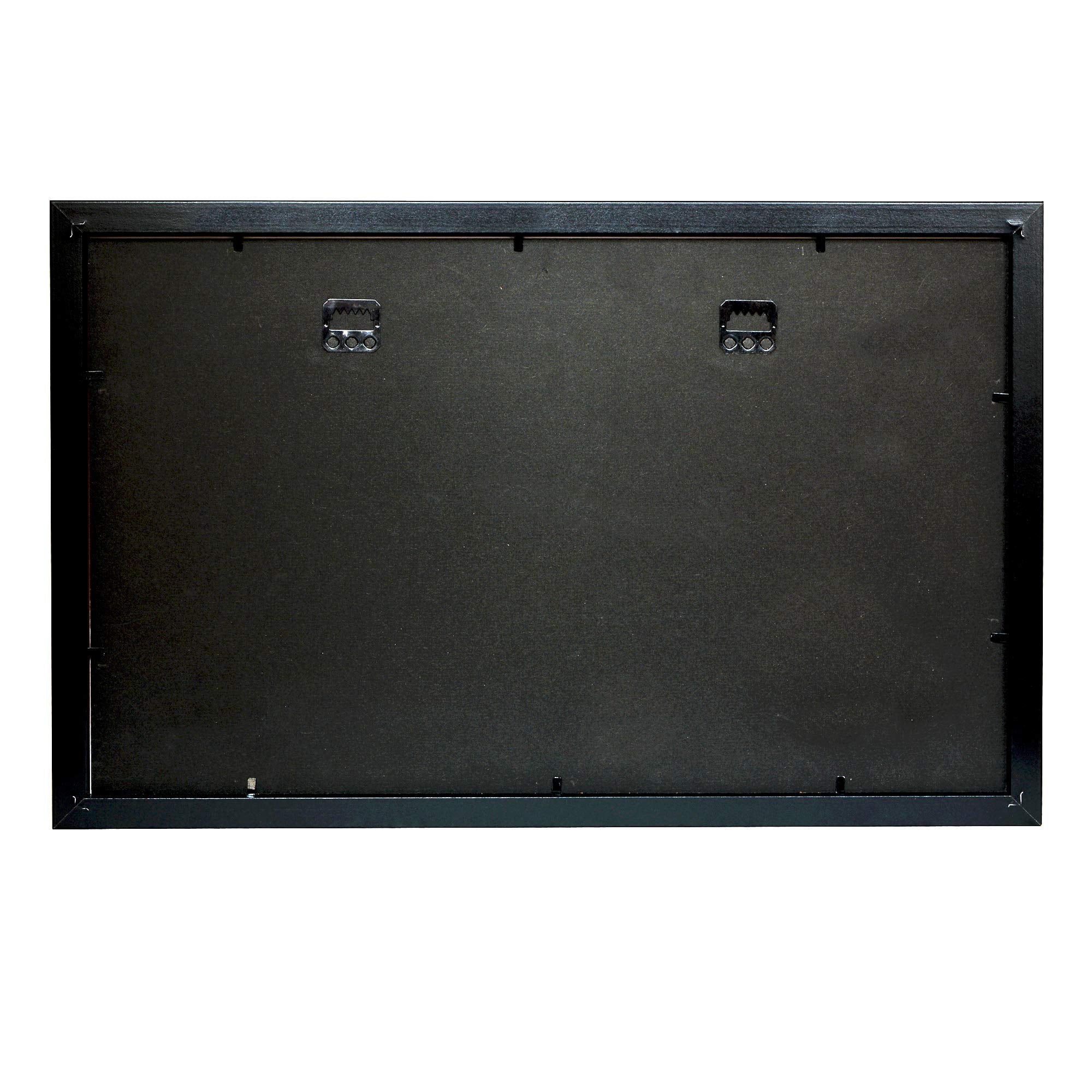 Americanflat black frame with sleek, modern design for any space.